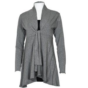 Salaam Clothing Lori Tie Jacket Grey L 12 14 EUC